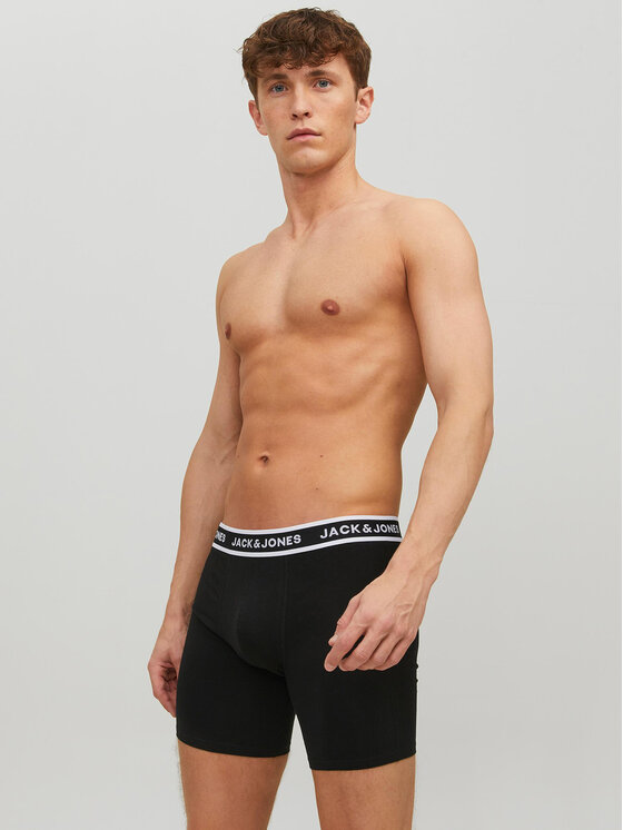 Jack&Jones Jack&Jones Set od 3 para bokserica 12229576 Crna