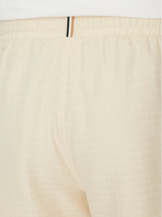BOSS BOSS Шорти з тканини 50540134 Écru Regular Fit