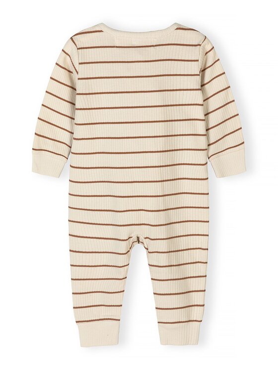 minoti minoti Pajac NOSBABYRIB3 Beżowy Regular Fit