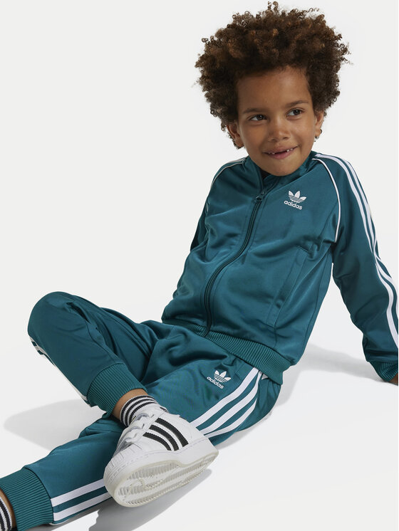 adidas Tuta adicolor SST IY4792 Turchese Regular Fit Modivo