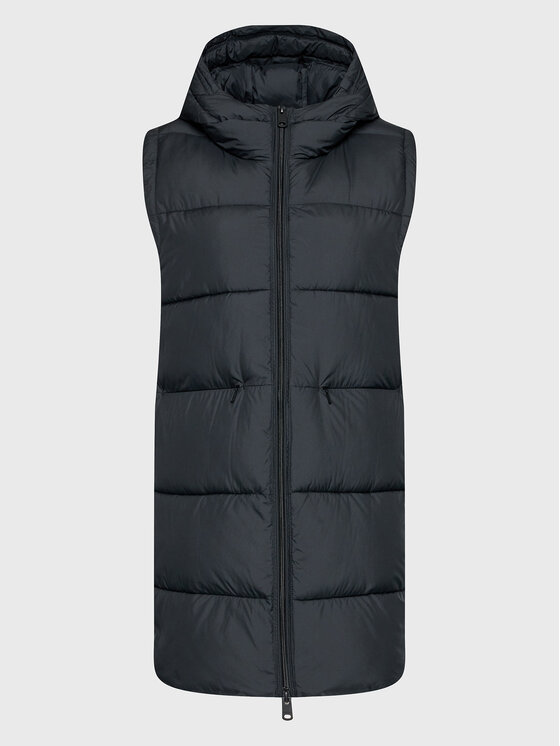 Ecoalf Vestă Marangu GAJKMARAV4070WW22 Negru Regular Fit