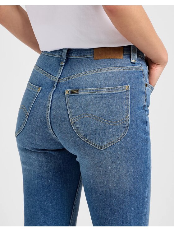 Lee Lee Jeansy Breese Boot Niebieski Bootcut Fit