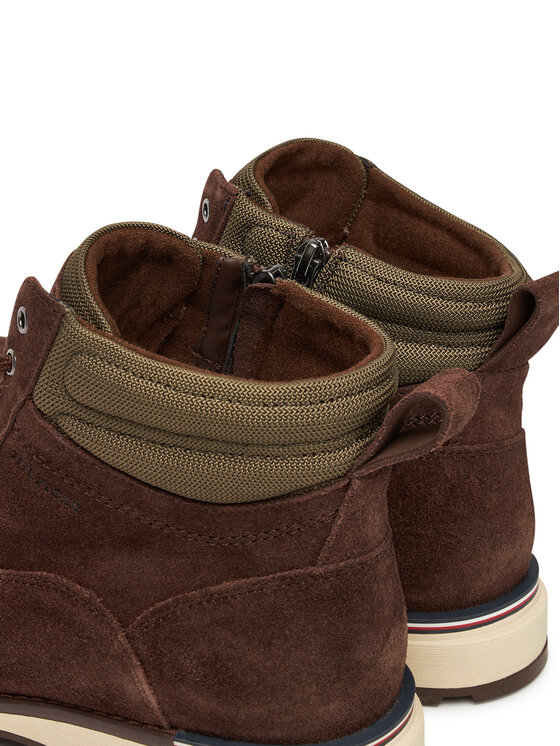 Tommy Hilfiger Tommy Hilfiger Schnürschuhe Corporate W FM0FM05605 Braun