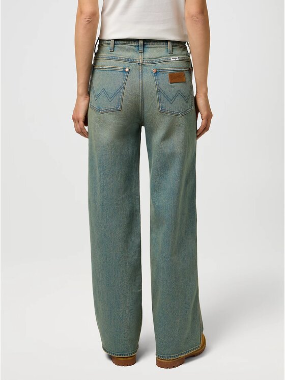 Wrangler Wrangler Jeansy Loose Straight Niebieski Loose Fit
