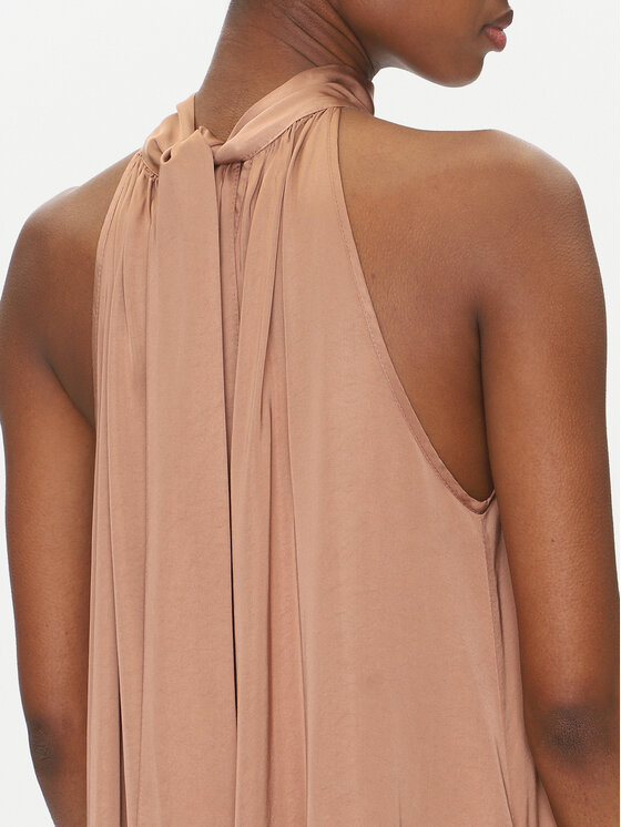 ViCOLO ViCOLO Coctailkleid TD0768 Braun Regular Fit
