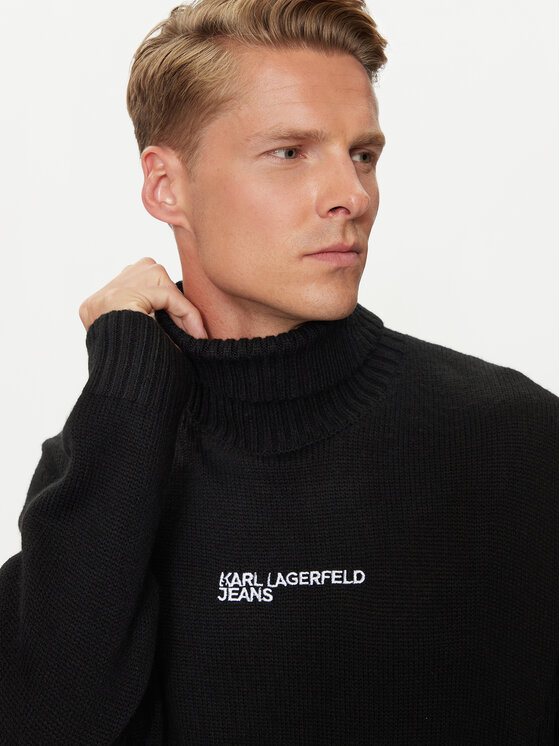 Karl Lagerfeld Jeans Karl Lagerfeld Jeans Ζιβάγκο 246D2000 Μαύρο Regular Fit