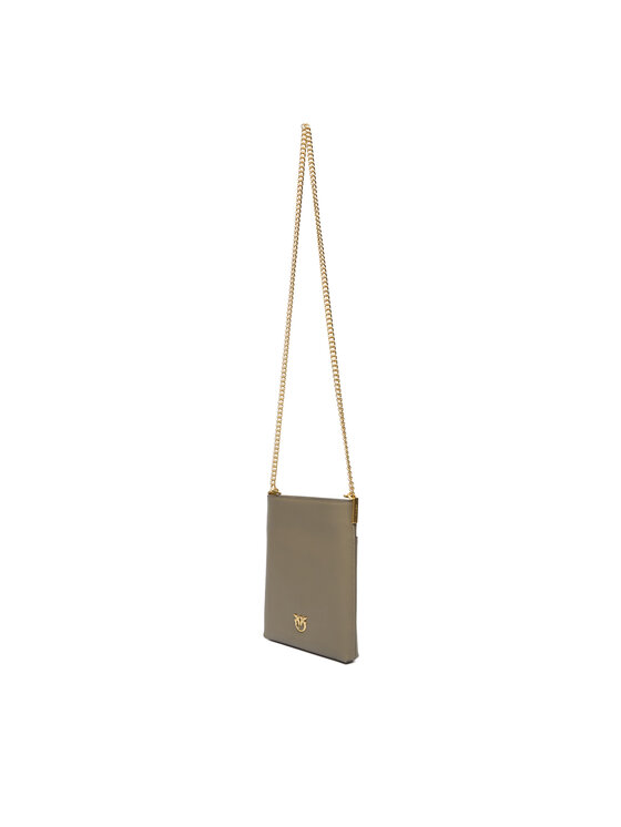 PINKO PINKO Kabelka Flat Satchel AI 25-26 PCPL 105352 A0QO Šedá