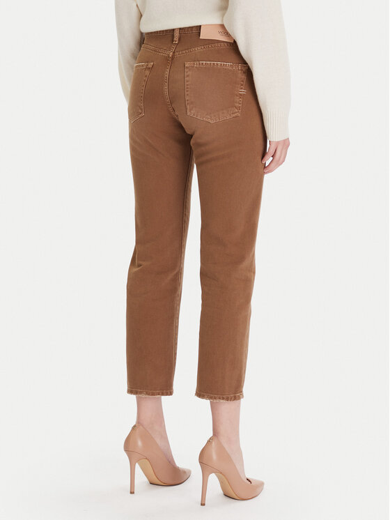 ViCOLO ViCOLO Jeansy DF5056 Hnědá Regular Fit