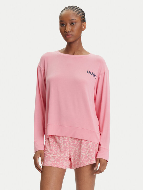 HUGO HUGO Cămașă pijama Unite 50490706 Roz Relaxed Fit