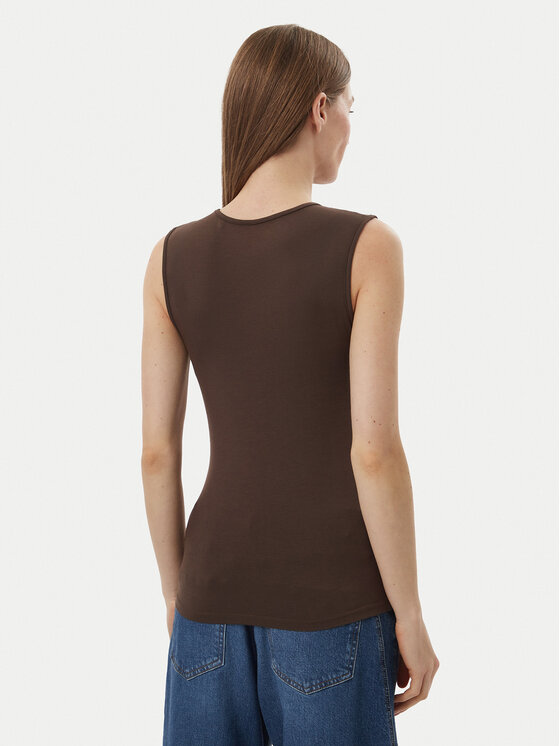 Guess Guess Top W6YP17 K3881 Brązowy Regular Fit
