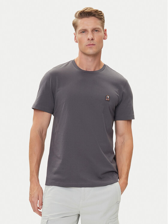 Parajumpers Parajumpers T-Shirt Patch 25WMPMTSEY29 Szary Regular Fit