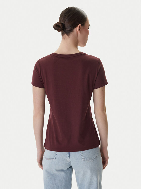 BOSS BOSS Tricou Elove 50554696 Vișiniu Slim Fit