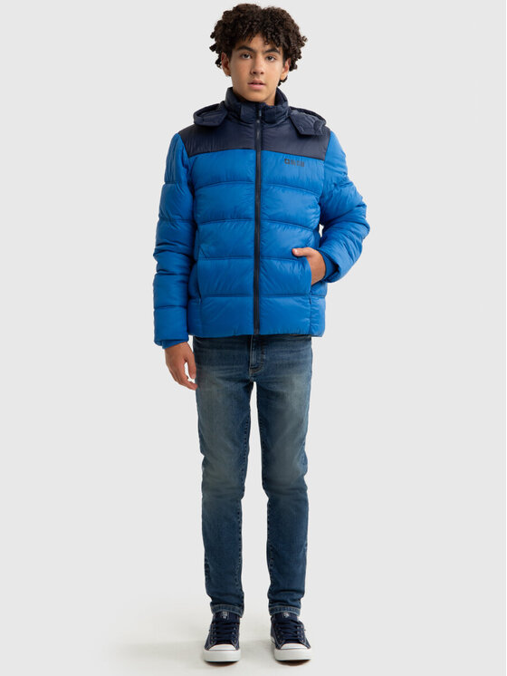 BIG STAR BIG STAR Kurtka przejściowa DAKOTN_401_130 Niebieski Basic Fit