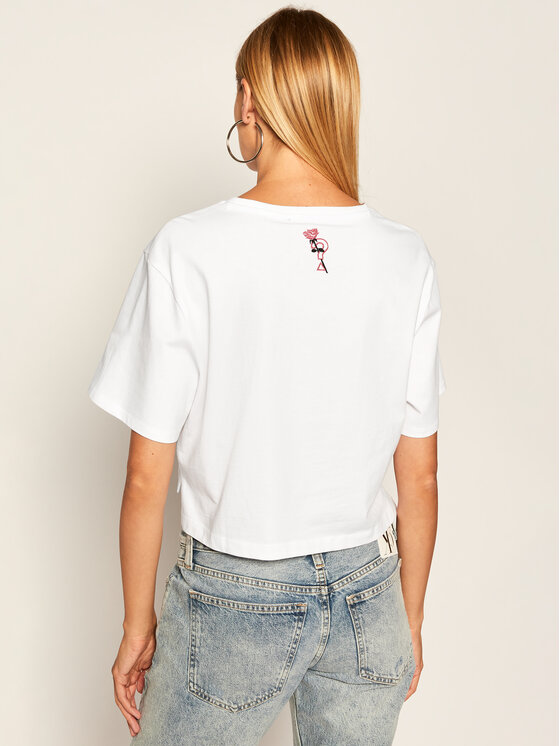 Guess Guess Tričko Clarissa W0YI91 K8FQ0 Biela Regular Fit