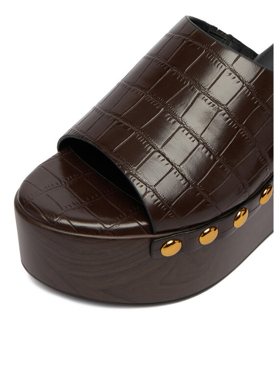 DeeZee DeeZee Klapki CEO-HY23957-1 Brązowy