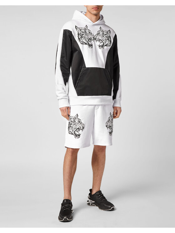 Plein Sport Plein Sport Felpa 1719 Bianco Regular Fit