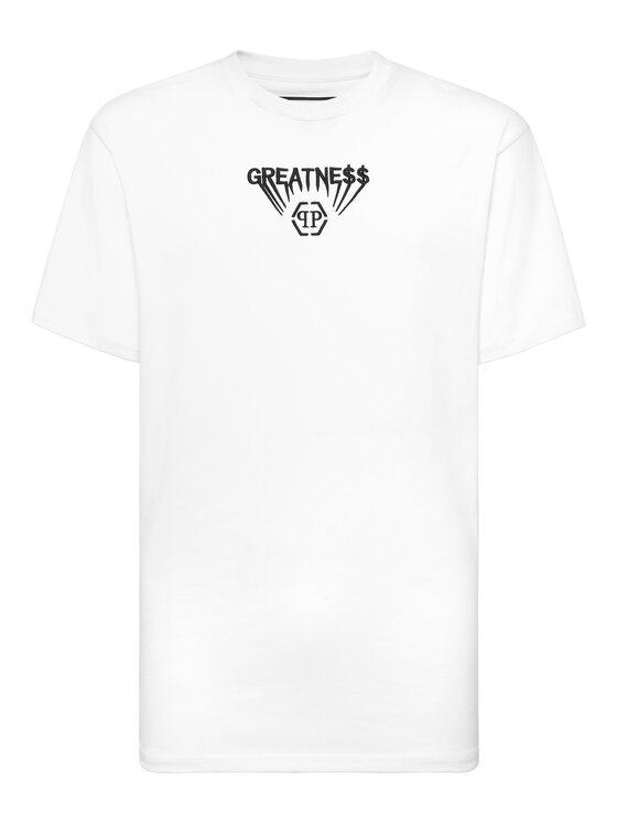 PHILIPP PLEIN PHILIPP PLEIN T-Shirt 26263 Biały Regular Fit