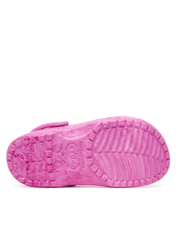 Crocs Crocs Şlapi Kids' Classic Watercolor Marbled Clog 211602 Roz