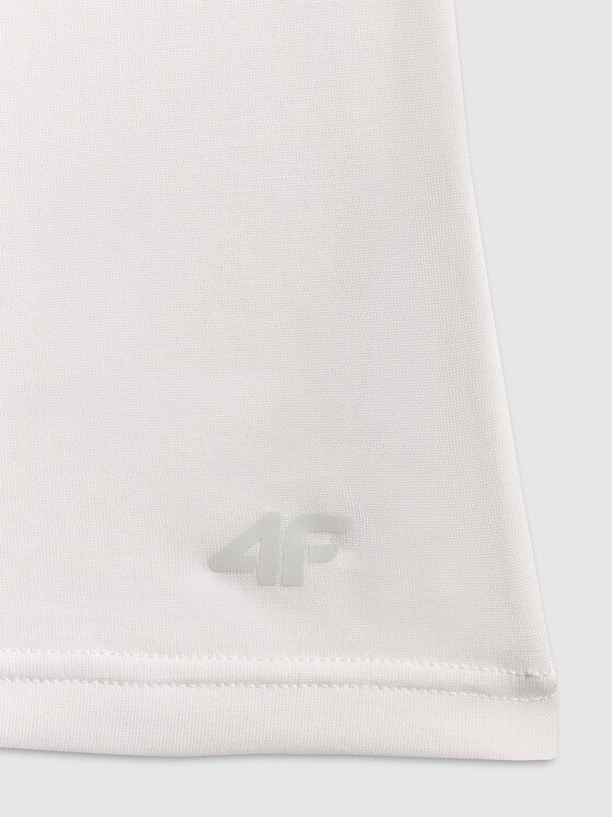 4F 4F T-shirt 4FRSS26TTSHF4262-10S Bianco Loose Fit