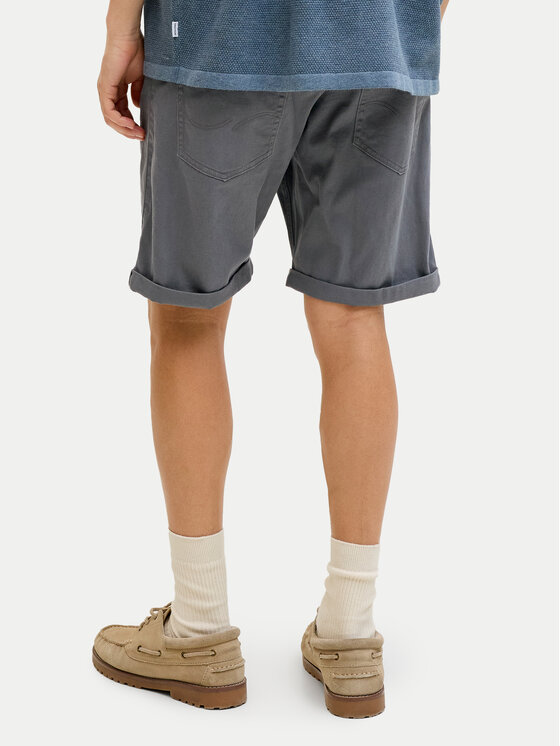 Jack & Jones Jack & Jones Džinsiniai šortai Rick 12288485 Pilka Regular Fit