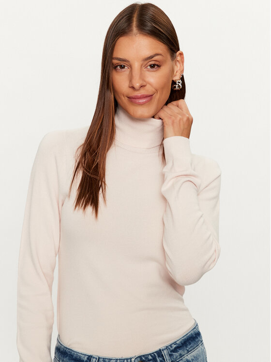 Kontatto Kontatto Rollkragenpullover 3M1074 Rosa Regular Fit