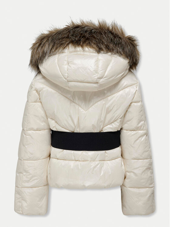 Kids ONLY Kids ONLY Žieminė striukė 15324041 Smėlio Regular Fit