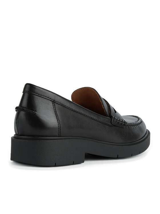 Geox Geox Loafersy D Spherica Ec1 B D65DKB 00043 C9997 Černá