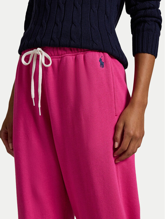 Polo Ralph Lauren Polo Ralph Lauren Teplákové kalhoty 211935585015 Růžová Regular Fit