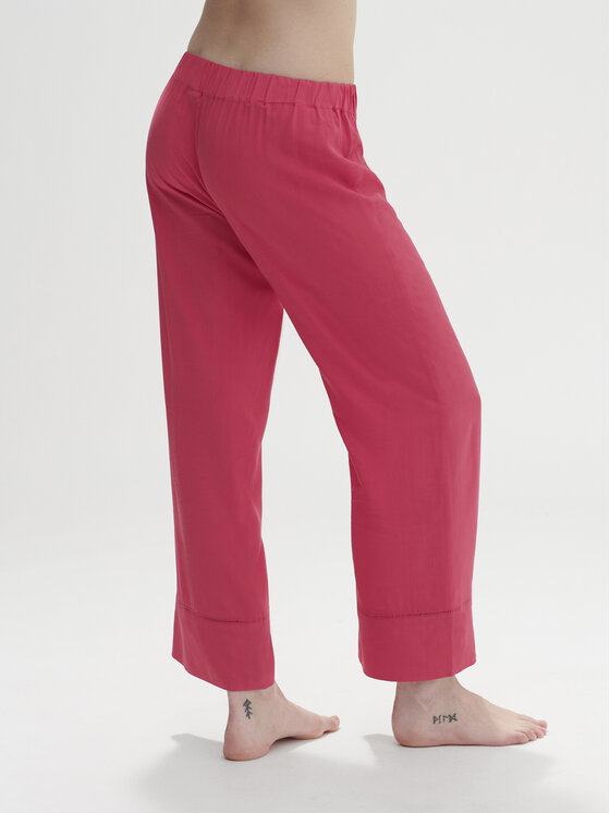 Simone Pérèle Simone Pérèle Spodnie piżamowe Songe 18S660 Różowy Comfort Fit