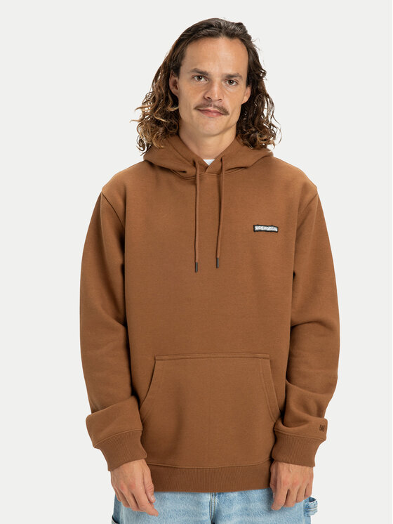 DC Shoes DC Shoes Felpa Patch It EDYFT03549 Marrone Regular Fit