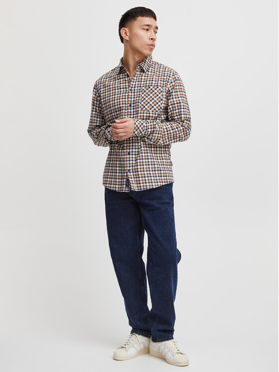 Blend Blend Srajca 20715810 Mornarsko modra Regular Fit