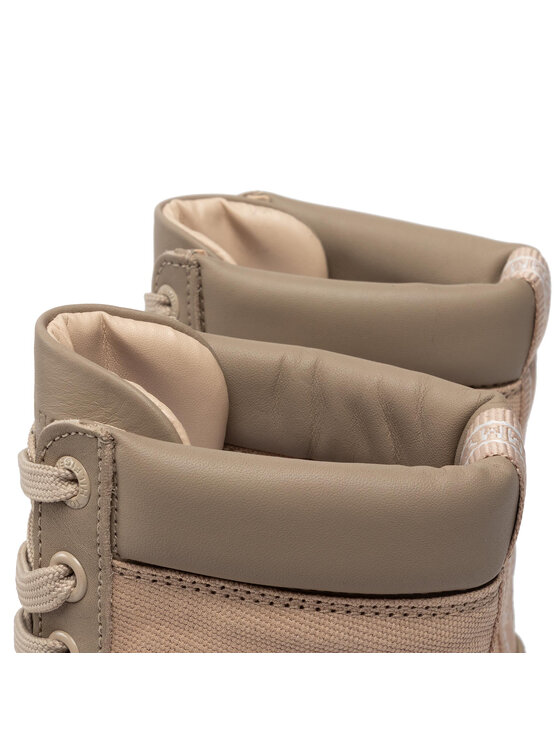 Tommy Hilfiger Tommy Hilfiger Trapper stila apavi Th Casual Lace Up Boot FW0FW06549 Bēšs