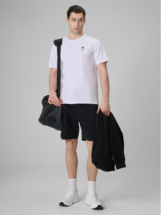 4F 4F T-Shirt COMMERCIAL 3 Biały Regular Fit