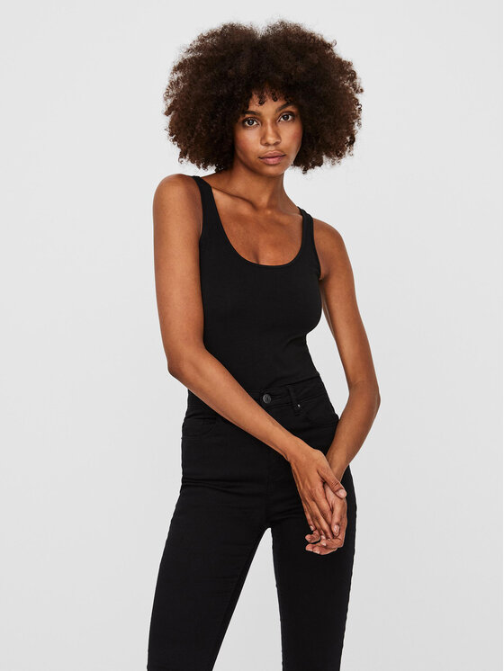 Vero Moda Vero Moda Top Maxi My Soft 10185110 Negru Regular Fit