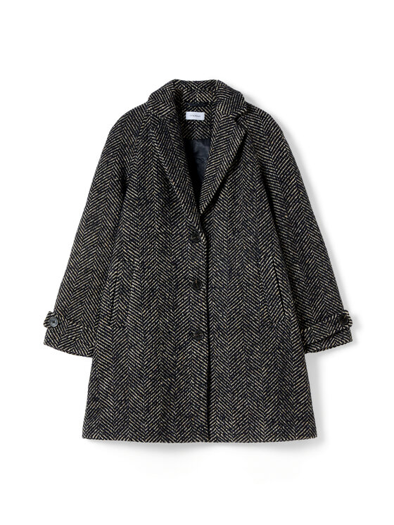 Motivi Motivi Cappotto invernale 0015W000142N0Z3 Nero Regular Fit