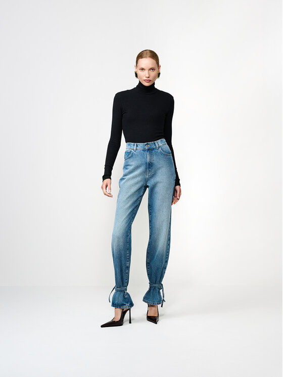 La Mania La Mania Jeansy CANO Niebieski Basic Fit