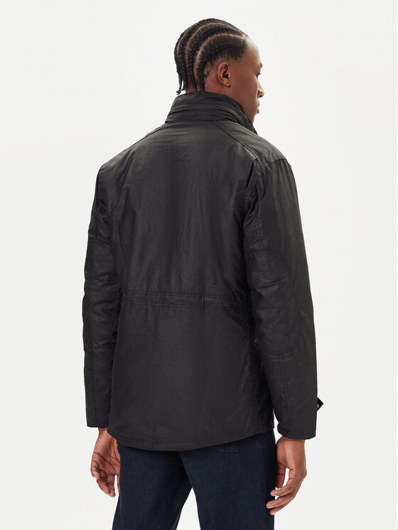 Barbour Barbour Bunda pro přechodné období Sapper MWX0020BK71 Černá Regular Fit