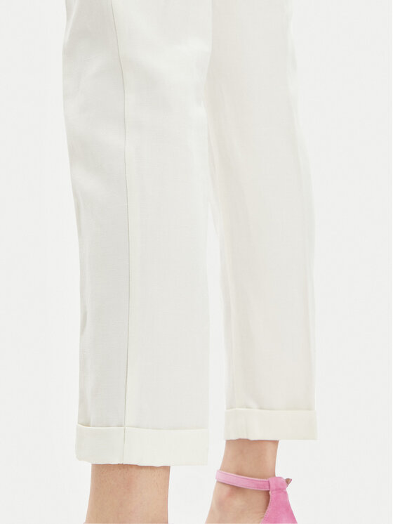 Marciano Guess Marciano Guess Pantaloni di tessuto Giselle 4GGB05 7158A Écru Regular Fit