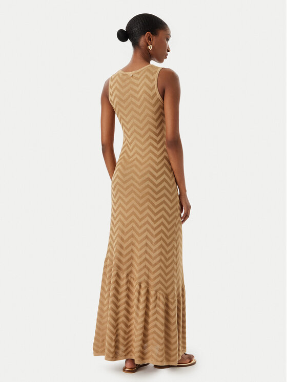 LOLA CASADEMUNT LOLA CASADEMUNT Трикотажна сукня MS2616040 Бежевий Slim Fit