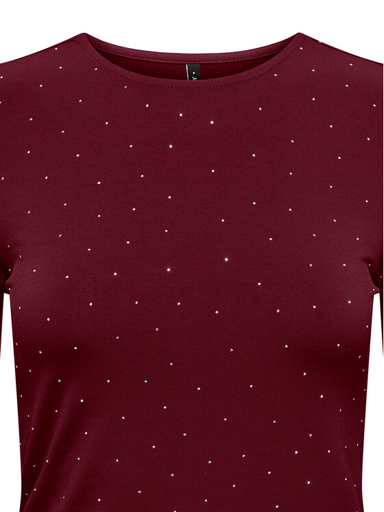 ONLY ONLY Blúzka Zita 15358986 Bordová Regular Fit