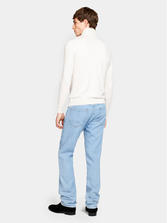Sisley Sisley Rollkragenpullover 10F2S2244 Beige Slim Fit