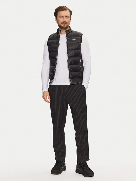 KARL LAGERFELD KARL LAGERFELD Telovnik 505091 551590 Črna Regular Fit