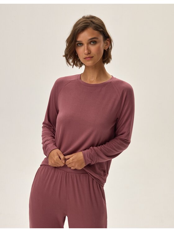 Esotiq Esotiq Piżama 42064 Fioletowy Regular Fit