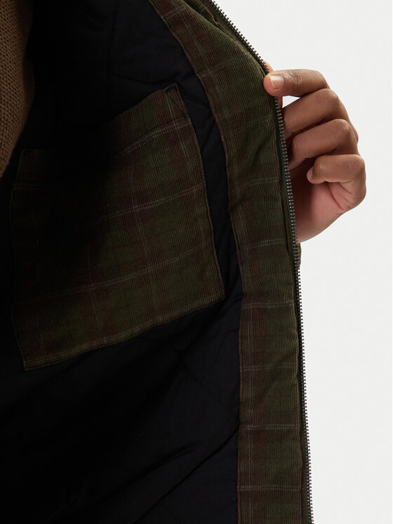 Element Element Prijelazna jakna Corduroy Garage ELYJK00283 Kaki Relaxed Fit