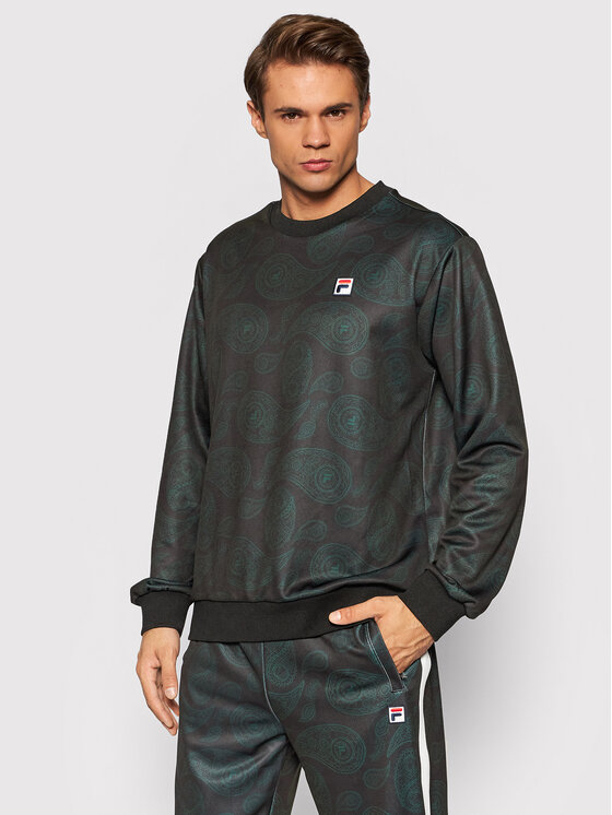Felpa Chas Aop 688984 Nero Regular Fit