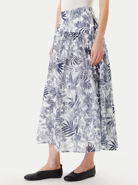 United Colors Of Benetton United Colors Of Benetton Fustă maxi 4ENDD004R Albastru Relaxed Fit