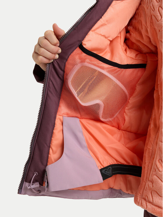 Roxy Roxy Snieglenčių striukė Free Jet Block ERGTJ03197 Rožinė Slim Fit