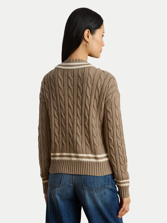 LAUREN RALPH LAUREN LAUREN RALPH LAUREN Sveter 200979662002 Hnedá Relaxed Fit