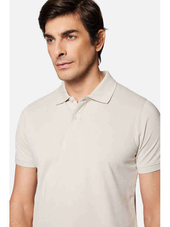Lancerto Lancerto Polo Jakob PO073124000032 Beżowy Regular Fit