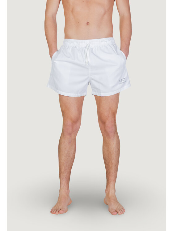 EA7 Emporio Armani EA7 Emporio Armani Шорти для плавання 7M001677 AF13019 M0076 Білий Regular Fit
